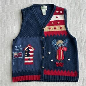 The Quaker Factory 4th of July button best size Medium